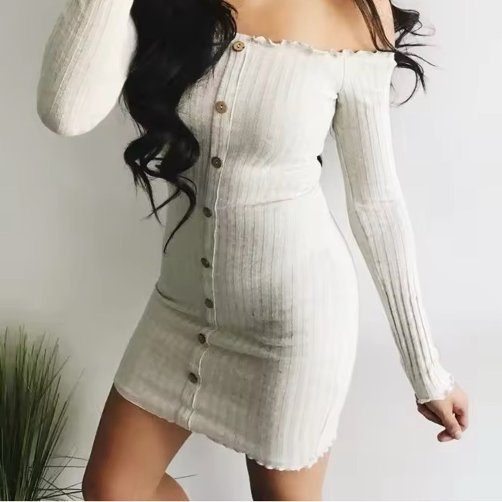 Apricot mini dress